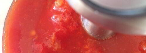 суп-пюре из запеченных перцев с апельсиновым соком. Шаг 3