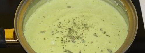 суп-пюре из зеленого горошка. Шаг 7