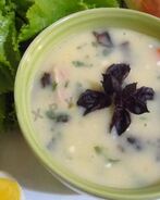 Суп пюре на курином бульоне из шампиньонов