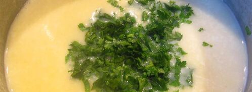 суп пюре на курином бульоне из шампиньонов. Шаг 10