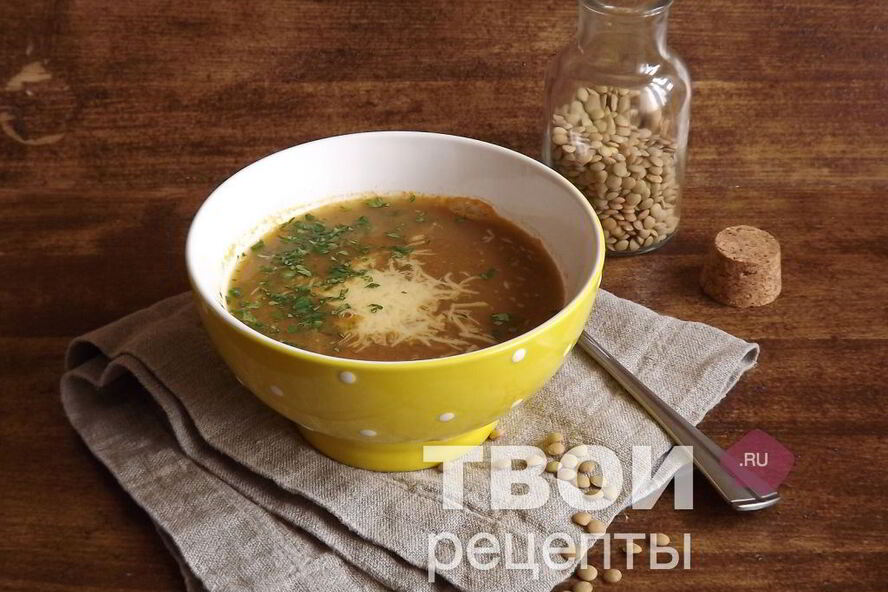 Рецепт суп-пюре с чечевицей и морковью