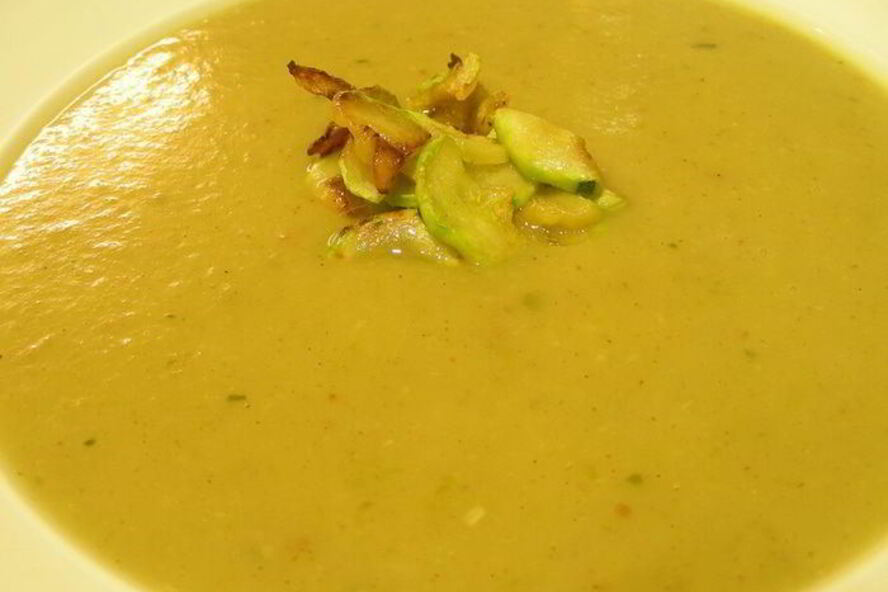 Рецепт суп-пюре с цукини и карри
