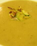 Суп-пюре с цукини и карри
