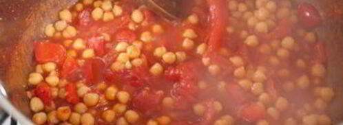 томатный суп-пюре с нутом. Шаг 5