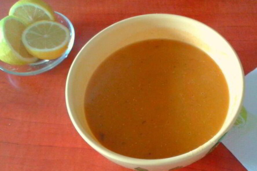 Рецепт турецкий суп-пюре из красной чечевицы