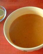 Турецкий суп-пюре из красной чечевицы