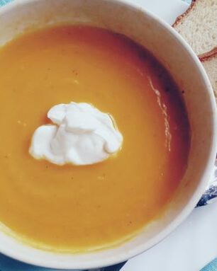 Тыквенно-морковный суп-пюре