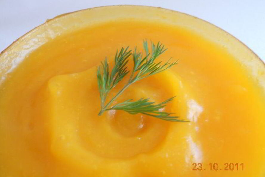 Рецепт тыквенный суп-пюре для самых маленьких