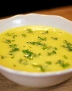 Тыквенный суп-пюре с рисом