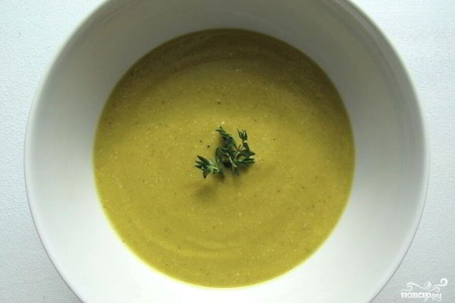 Рецепт вегетарианский суп-пюре из брокколи
