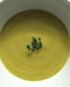 Вегетарианский суп-пюре из брокколи