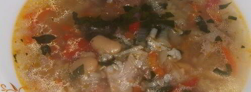 суп рисовый с фасолью. Шаг 5