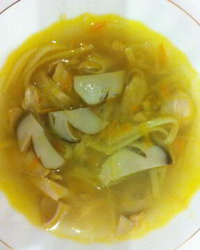 Суп с белыми грибами и курицей