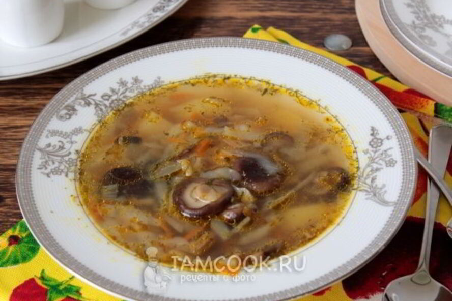 Рецепт суп с грибами в мультиварке