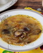 Суп с грибами в мультиварке