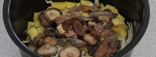 суп с грибами в мультиварке. Шаг 6