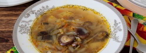 суп с грибами в мультиварке. Шаг 9