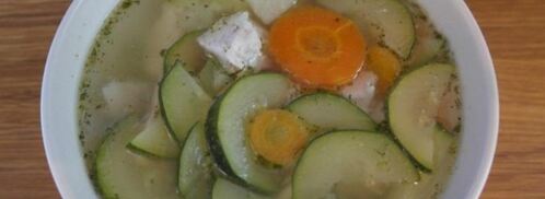 суп с кабачком и курицей. Шаг 12