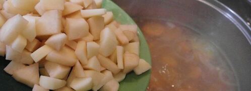 суп с кабачком и курицей. Шаг 8