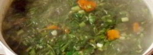 суп с крапивой и яйцом. Шаг 7
