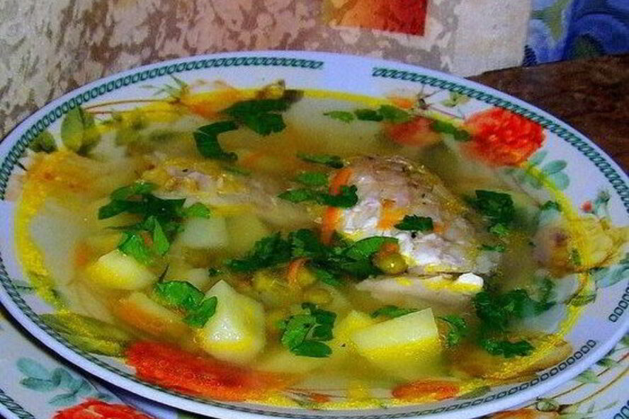 Рецепт суп с пеленгасом и горошком