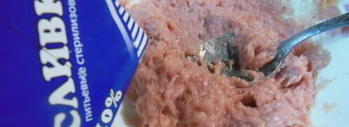 суп с цветными куриными кнелями. Шаг 4