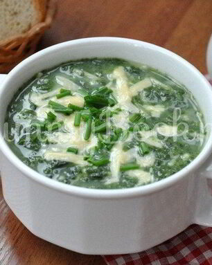 Суп со шпинатом