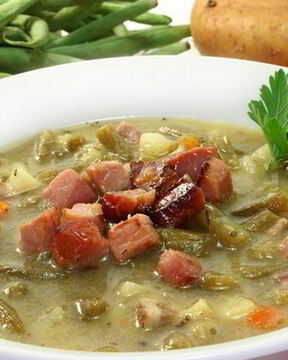 Суп со стручковой фасолью