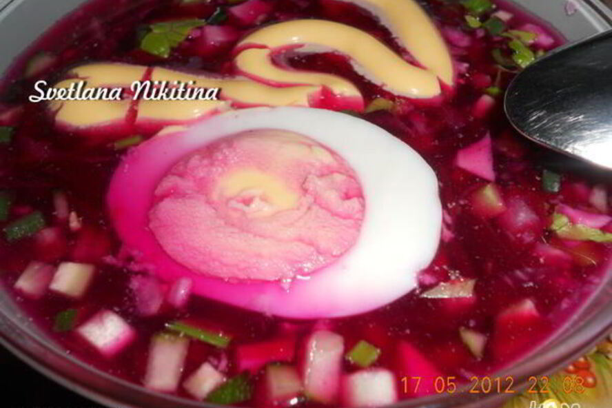 Рецепт свекольник холодный