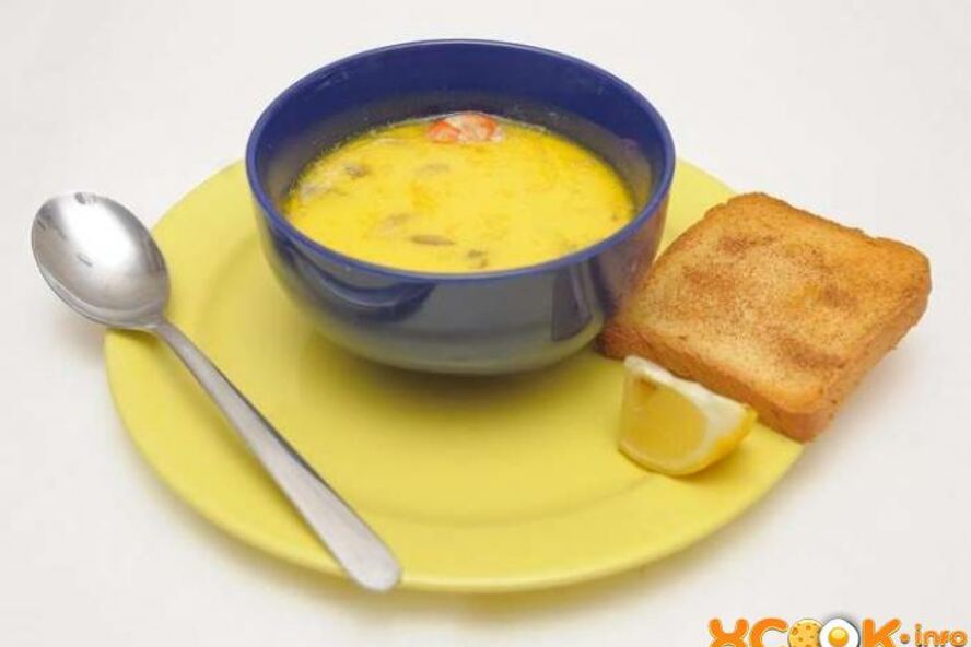 Рецепт сырный крем суп с креветками