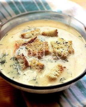 Сырный суп по-французски