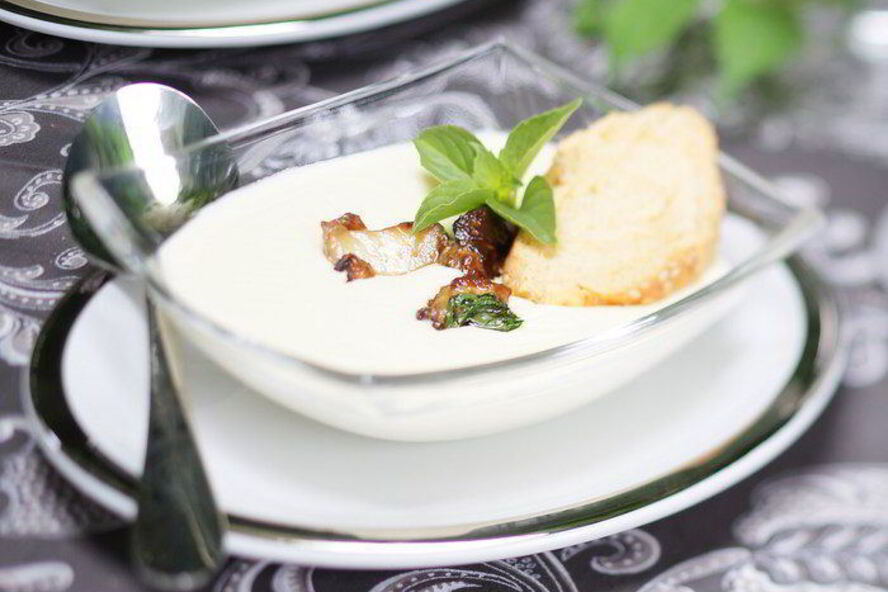 Рецепт сырный суп с белыми грибами