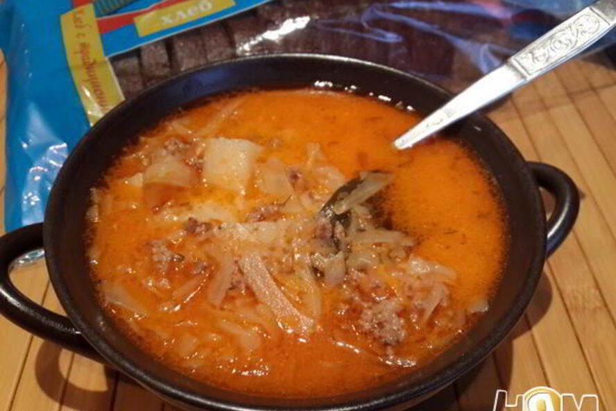 Рецепт сырный суп с капустой и фаршем