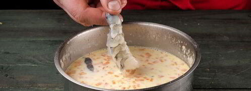 сырный суп с креветками. Шаг 6