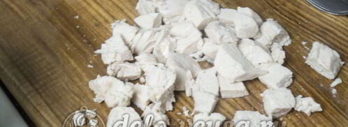 сырный суп с куриным филе. Шаг 7