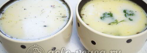 сырный суп с куриным филе. Шаг 10