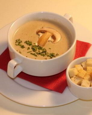 Сырный суп с шампиньонами