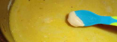 сырный супчик с курочкой и клецками. Шаг 7