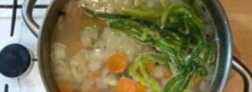 уха на курином бульоне. Шаг 5