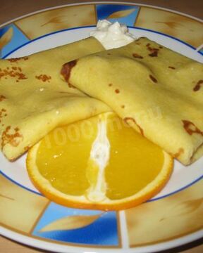 Апельсиновые блины