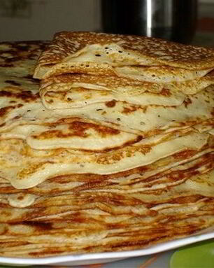 Блинчики на ряженке тонкие