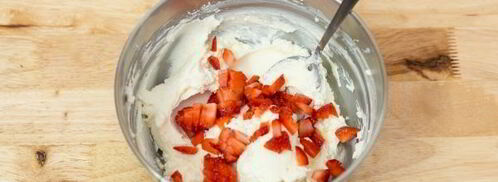 блинчики с творогом и клубникой. Шаг 9