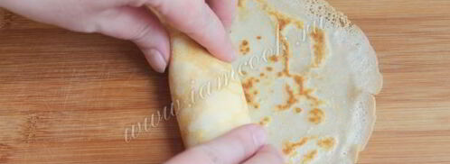 блинчики с творогом запеченые в духовке. Шаг 5