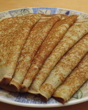 Блинчики с ветчиной