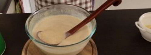 блины из цельнозерновой муки на молоке. Шаг 3