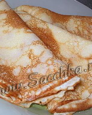 Блины на молоке и кефире