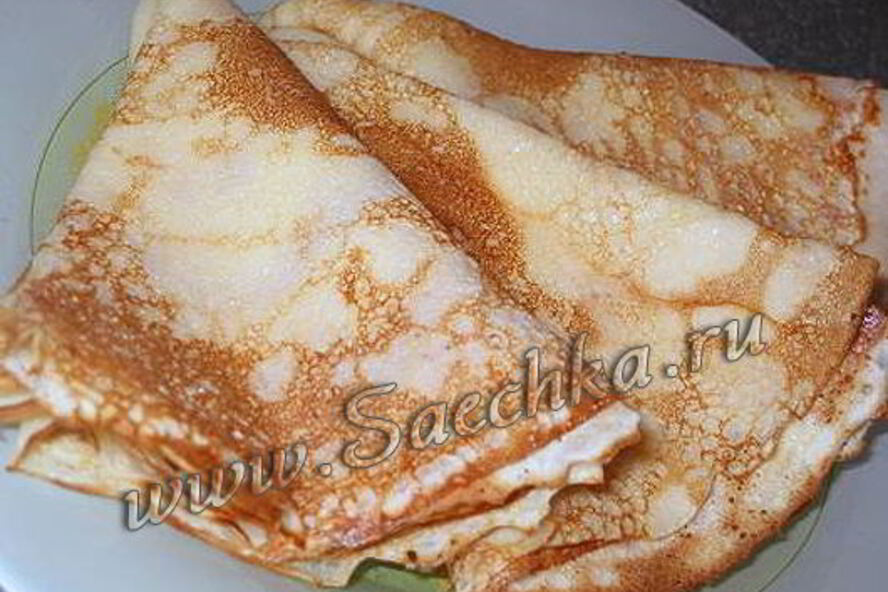 Рецепт блинов ны молоке и кефире