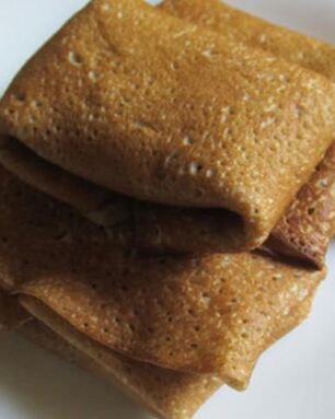 Блины на сыворотке с начинкой из сельди