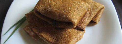 блины на сыворотке с начинкой из сельди. Шаг 5