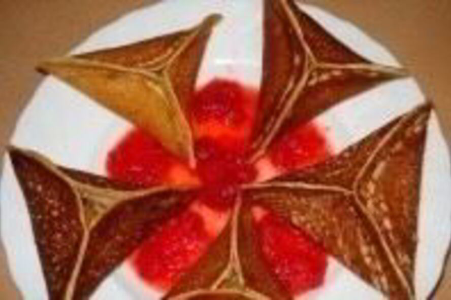 Рецепт блины по-арабски с яблоками